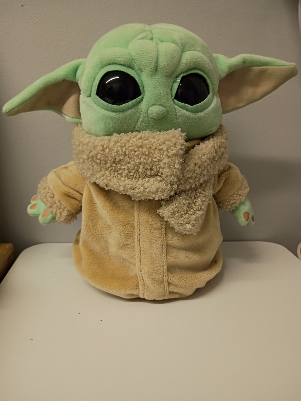 Star Wars Grogu Plush Toy - Light Green and Tan Cozy Coat
